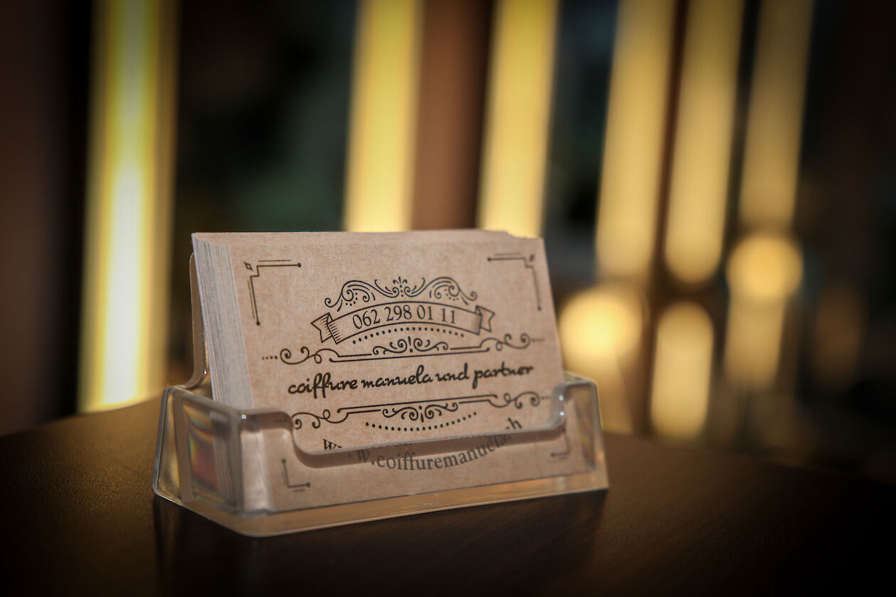 Detailansicht Visitenkarten